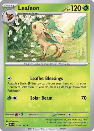 Leafeon : PRISMATIC EVOLUTIONS (Holo) - 005/131