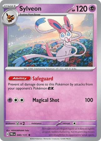 Sylveon : PRISMATIC EVOLUTIONS (Holo) - 040/131