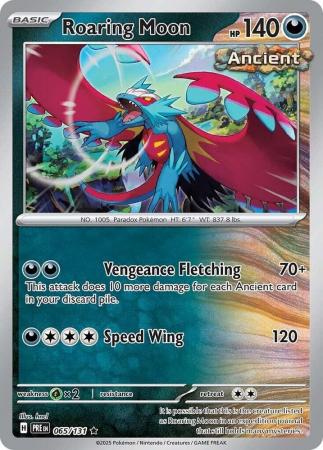 Roaring Moon : PRISMATIC EVOLUTIONS (Holo) - 065/131