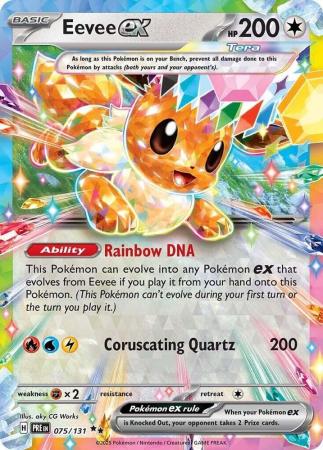 Eevee ex : PRISMATIC EVOLUTIONS - 075/131