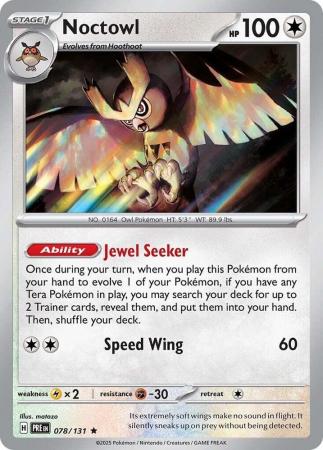 Noctowl : PRISMATIC EVOLUTIONS (Holo) - 078/131