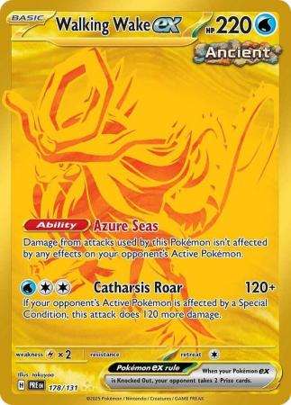 Walking Wake ex : PRISMATIC EVOLUTIONS - 178/131