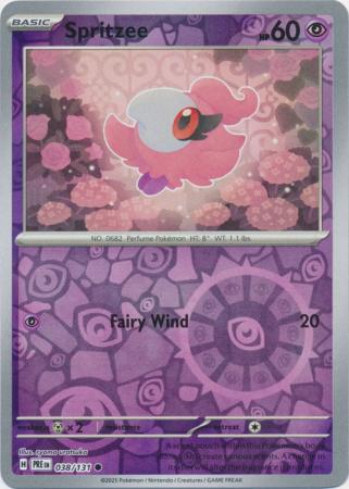 Spritzee : PRISMATIC EVOLUTIONS (Reverse holo) - 038/131 - Lockett Labs UK