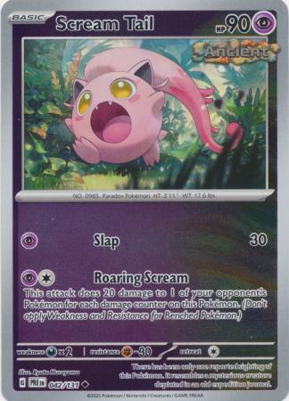 Scream Tail : PRISMATIC EVOLUTIONS (Reverse holo) - 042/131