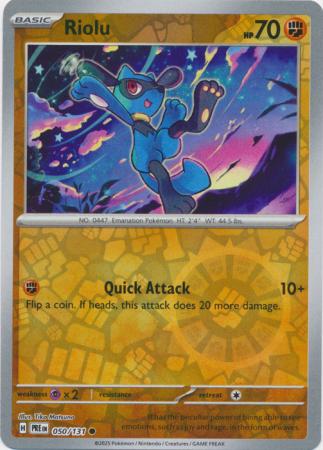 Riolu : PRISMATIC EVOLUTIONS (Reverse holo) - 050/131