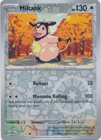 Miltank : PRISMATIC EVOLUTIONS (Reverse holo) - 081/131