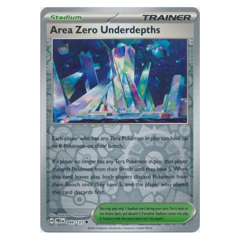 Area Zero Underdepths : PRISMATIC EVOLUTIONS (Reverse holo) - 094/131