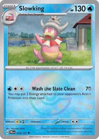 Slowking : PRISMATIC EVOLUTIONS (Pokeball Reverse holo) - 019/131 - Lockett Labs UK
