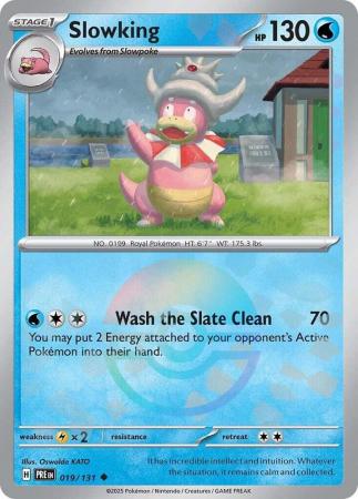 Slowking : PRISMATIC EVOLUTIONS (Pokeball Reverse holo) - 019/131