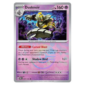 Dusknoir : PRISMATIC EVOLUTIONS (Pokeball Reverse holo) - 037/131