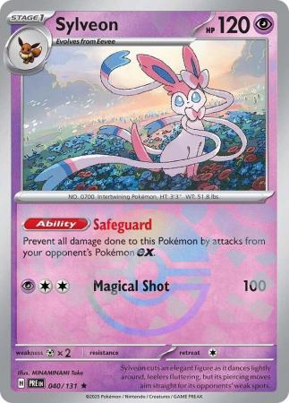 Sylveon : PRISMATIC EVOLUTIONS (Pokeball Reverse holo) - 040/131