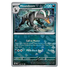 Houndoom : PRISMATIC EVOLUTIONS (Pokeball Reverse holo) - 063/131