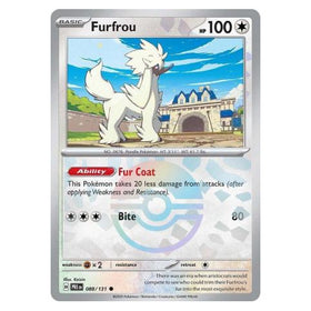 Furfrou : PRISMATIC EVOLUTIONS (Pokeball Reverse holo) - 088/131