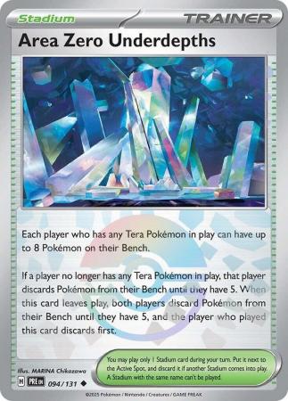 Area Zero Underdepths : PRISMATIC EVOLUTIONS (Pokeball Reverse holo) - 094/131