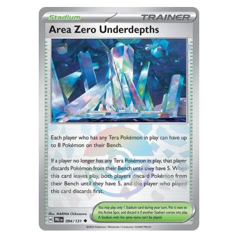 Area Zero Underdepths : PRISMATIC EVOLUTIONS (Pokeball Reverse holo) - 094/131