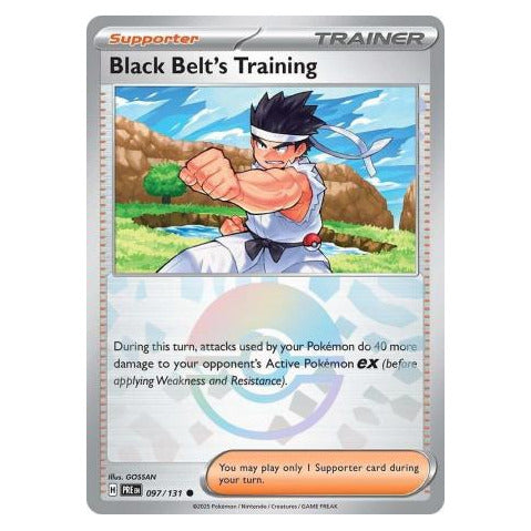 Black Belt's Training : PRISMATIC EVOLUTIONS (Pokeball Reverse holo) - 097/131