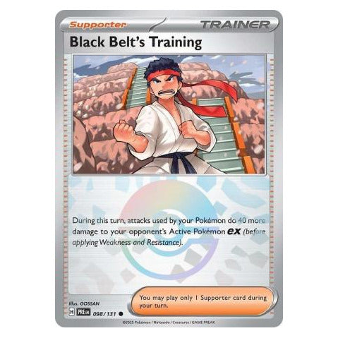 Black Belt's Training : PRISMATIC EVOLUTIONS (Pokeball Reverse holo) - 098/131