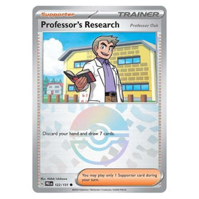 Professor's Research (Professor Oak) : PRISMATIC EVOLUTIONS (Pokeball Reverse holo) - 122/131