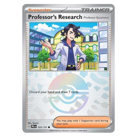 Professor's Research (Professor Sycamore) : PRISMATIC EVOLUTIONS (Pokeball Reverse holo) - 125/131