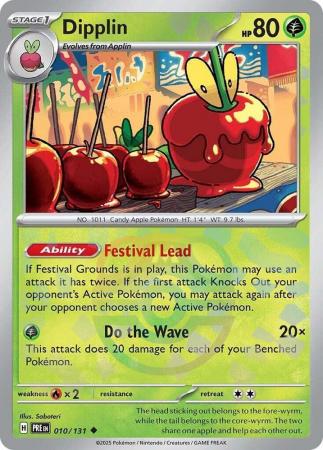 Dipplin : PRISMATIC EVOLUTIONS (Masterball Reverse holo) - 010/131 - Lockett Labs UK