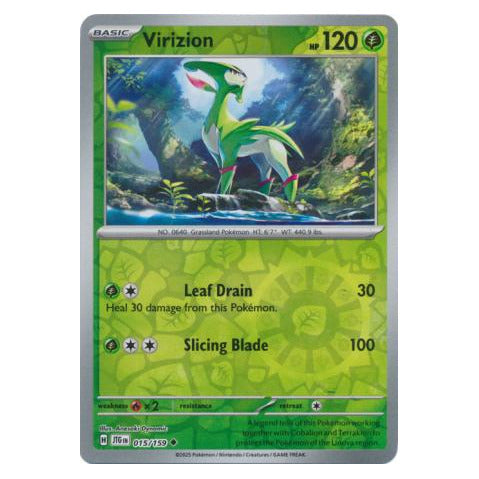 Virizion : JOURNEY TOGETHER (Reverse holo) - 015/159