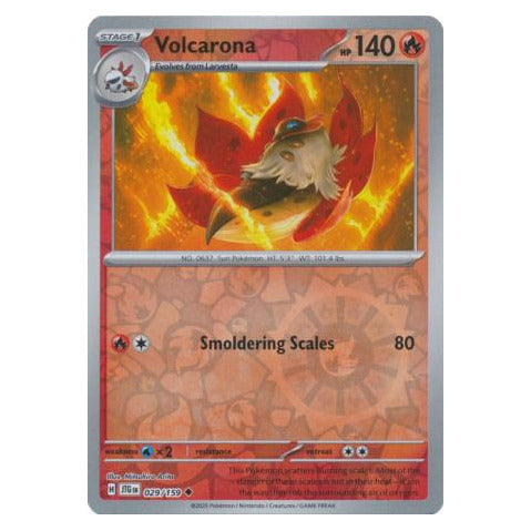 Volcarona : JOURNEY TOGETHER (Reverse holo) - 029/159