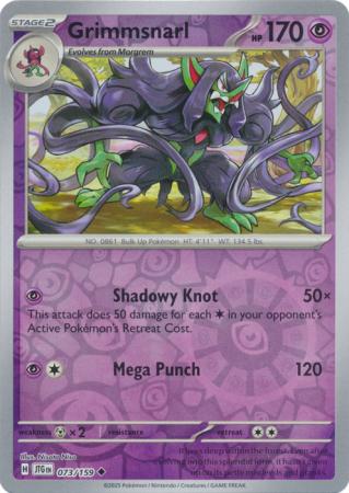 Grimmsnarl : JOURNEY TOGETHER (Reverse holo) - 073/159 - Lockett Labs UK