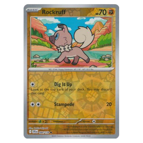 Rockruff : JOURNEY TOGETHER (Reverse holo) - 084/159