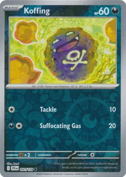 Koffing : JOURNEY TOGETHER (Reverse holo) - 091/159