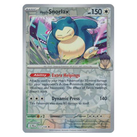 Hop's Snorlax : JOURNEY TOGETHER (Reverse holo) - 117/159