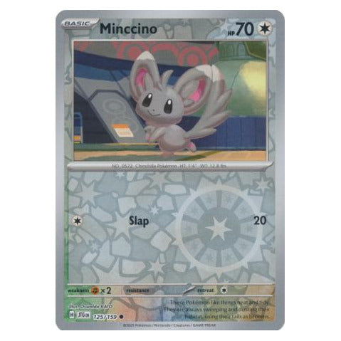 Minccino : JOURNEY TOGETHER (Reverse holo) - 125/159