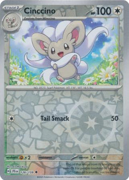 Cinccino : JOURNEY TOGETHER (Reverse holo) - 126/159
