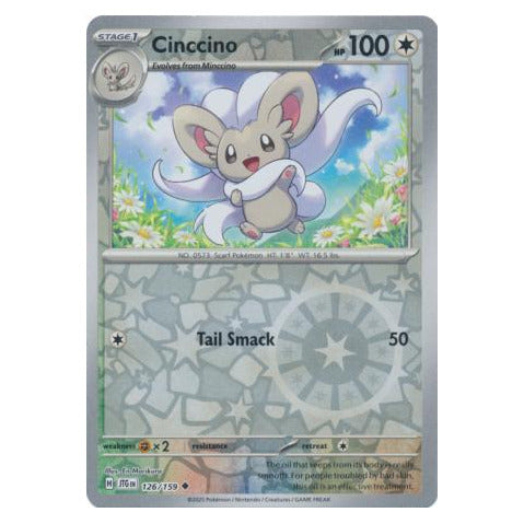 Cinccino : JOURNEY TOGETHER (Reverse holo) - 126/159
