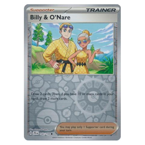 Billy and O'Nare : JOURNEY TOGETHER (Reverse holo) - 142/159