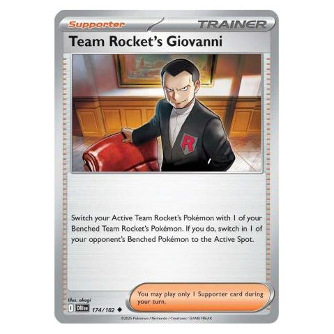 Team Rocket's Giovanni : DESTINED RIVALS - 174/182