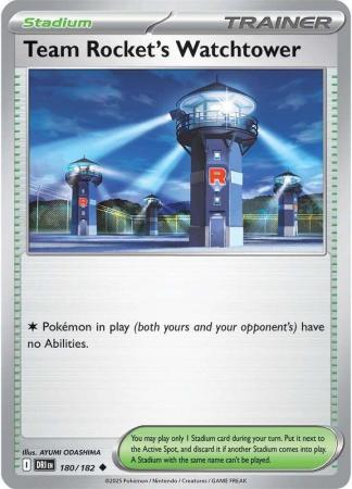 Team Rocket's Watchtower : DESTINED RIVALS - 180/182 - Lockett Labs UK