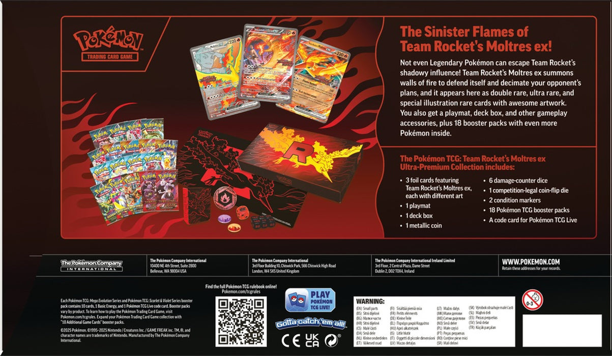 Pokemon : Team Rocket's Moltres ex Ultra-Premium Collection *PRE ORDER*