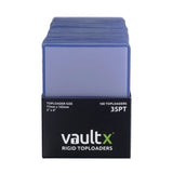 Vault X : Seamless Rigid Toploaders 35pt - (100ct)
