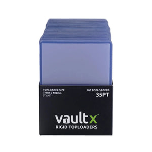 Vault X : Seamless Rigid Toploaders 35pt - (100ct)