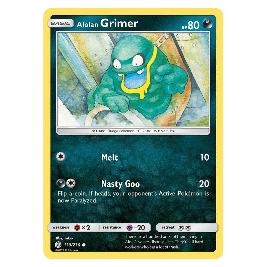 Alolan Grimer : COSMIC ECLIPSE - 130/236 trading card