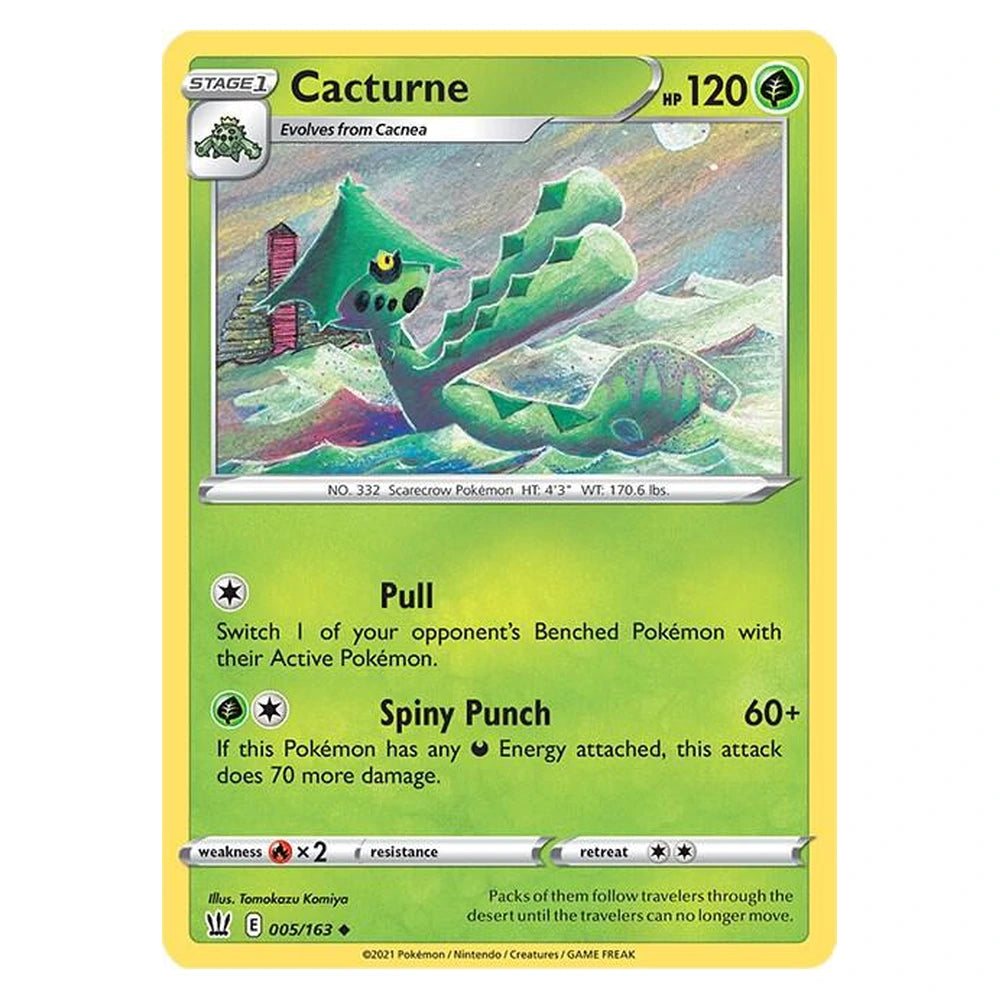 Cacturne : BATTLE STYLES - 005/163 trading card