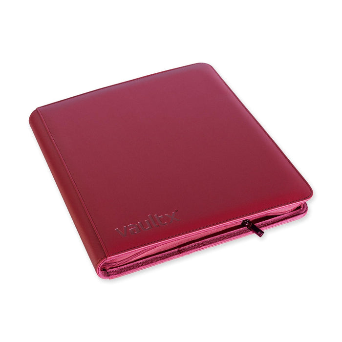 Vault X : 12-Pocket Exo-Tec Zip Binder - Metallic Red