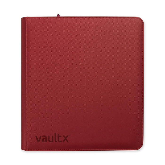 Vault X : 12-Pocket Exo-Tec Zip Binder - Metallic Red