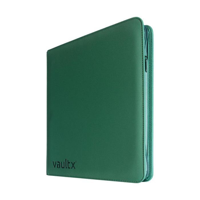 Vault X : 12-Pocket Exo-Tec Zip Binder - Metallic Green