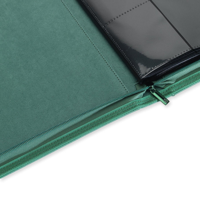 Vault X : 12-Pocket Exo-Tec Zip Binder - Metallic Green