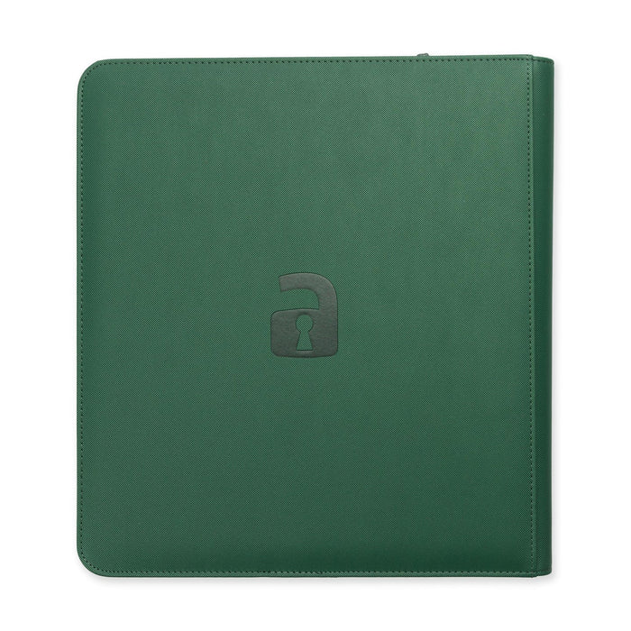 Vault X : 12-Pocket Exo-Tec Zip Binder - Metallic Green