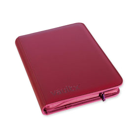 Vault X : 9-Pocket Exo-Tec Zip Binder - Metallic Red