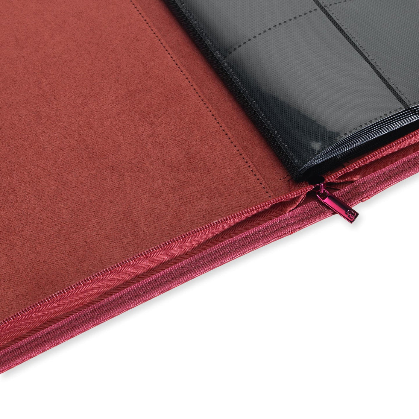 Vault X : 9-Pocket Exo-Tec Zip Binder - Metallic Red - Lockett Labs UK