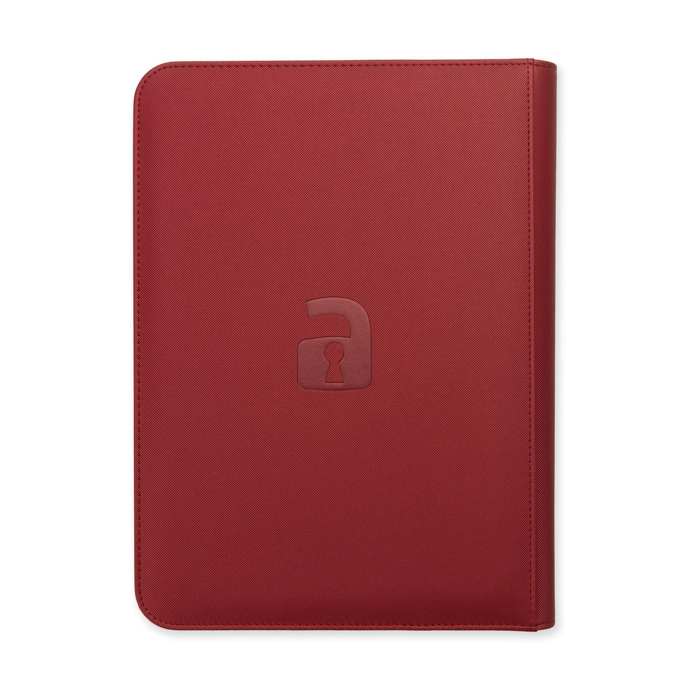 Vault X : 9-Pocket Exo-Tec Zip Binder - Metallic Red - Lockett Labs UK