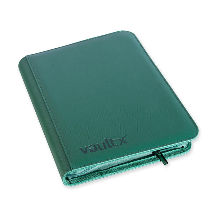Vault X : 9-Pocket Exo-Tec Zip Binder - Metallic Green